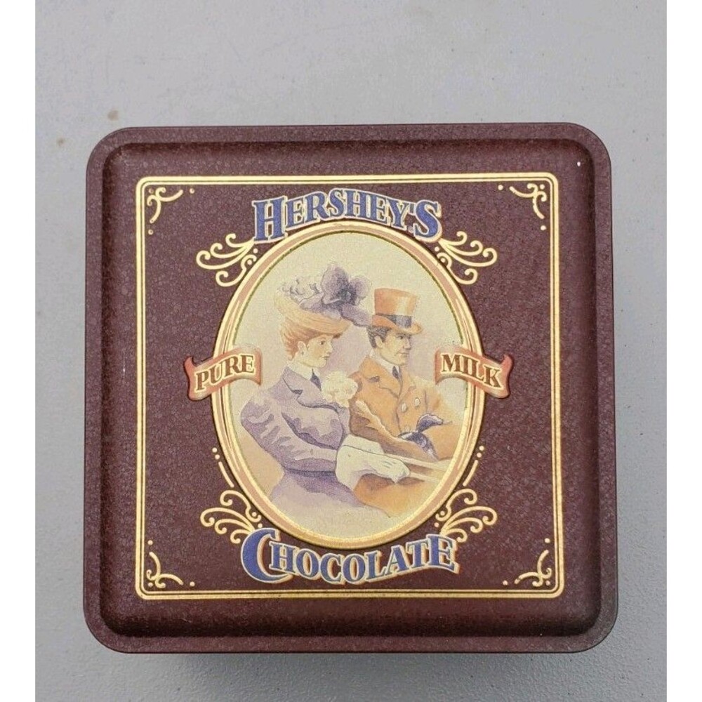 Hersheys Vintage Edition #4 Chocolate Bar Tin With Chocolate Wrappers (NO CHOC)